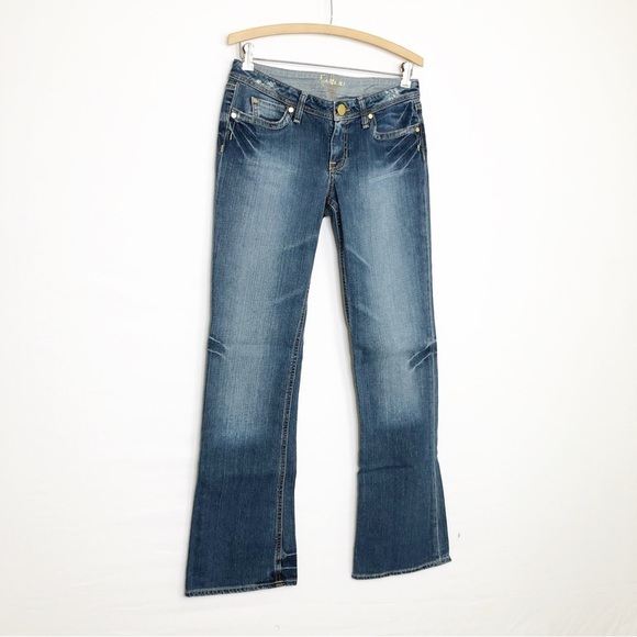 MARCIANO boot cut low rise sequin pocket Jeans - Picture 11 of 11